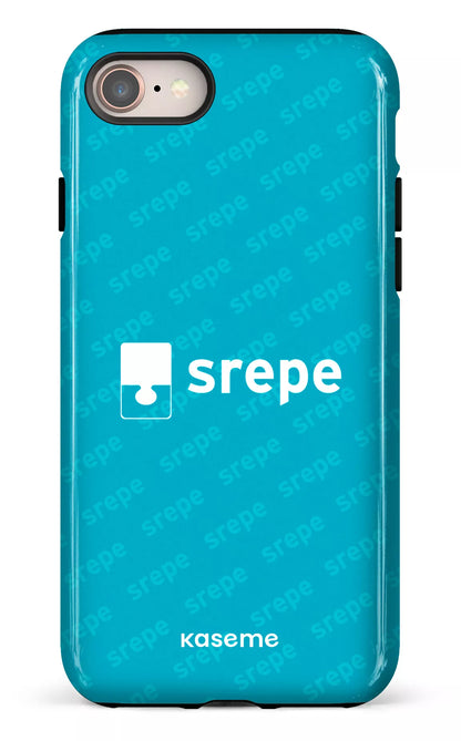 iPhone SE Tough SREPE Pattern Turquoise -