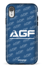 iPhone XR Tough AGF Bleu -