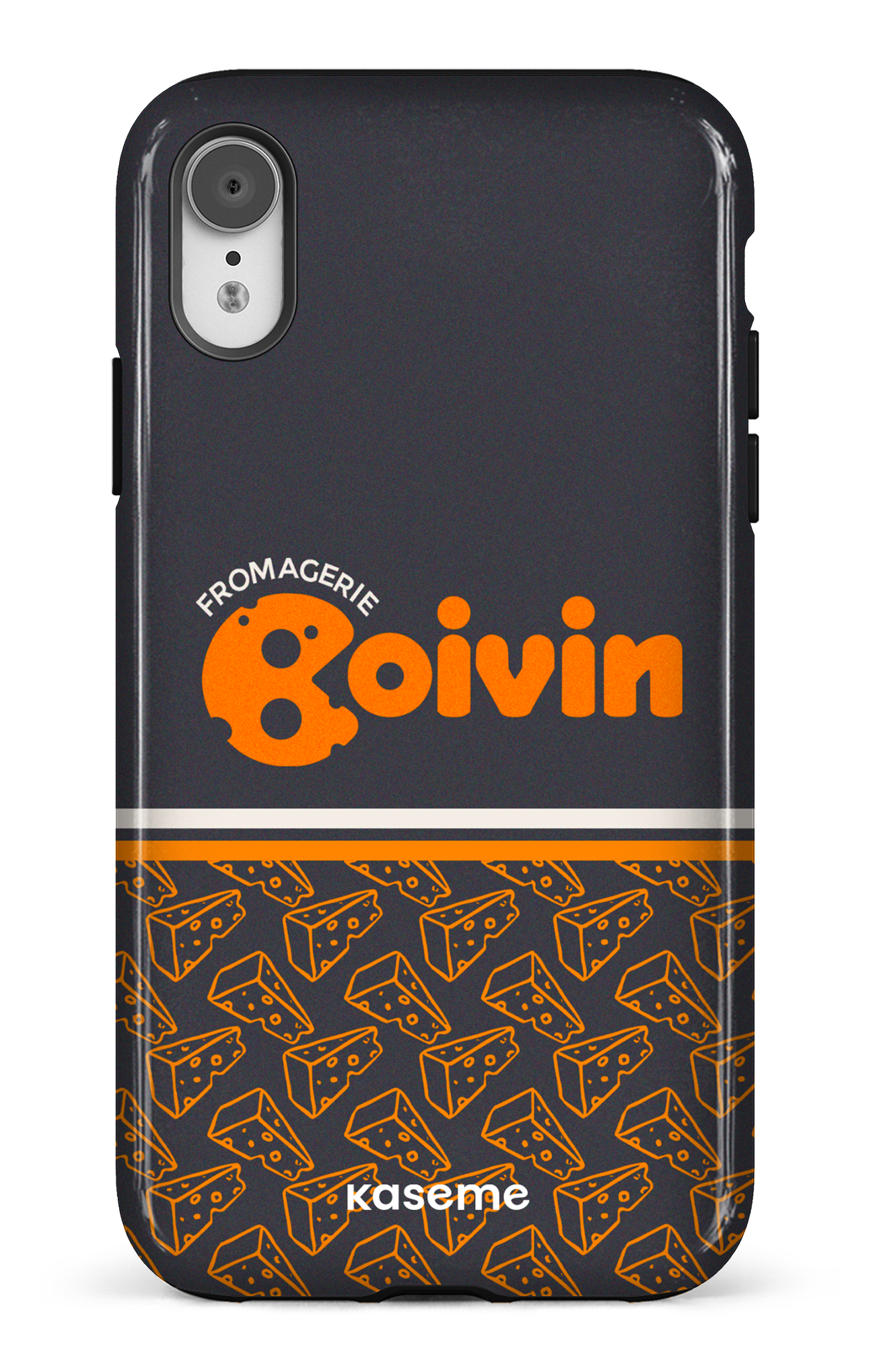 iPhone XR Tough Boivin Gris x Fromages -