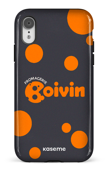 iPhone XR Tough Boivin Gris x Ronds -