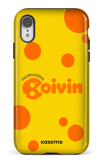 iPhone XR Tough Boivin Jaune x Ronds -