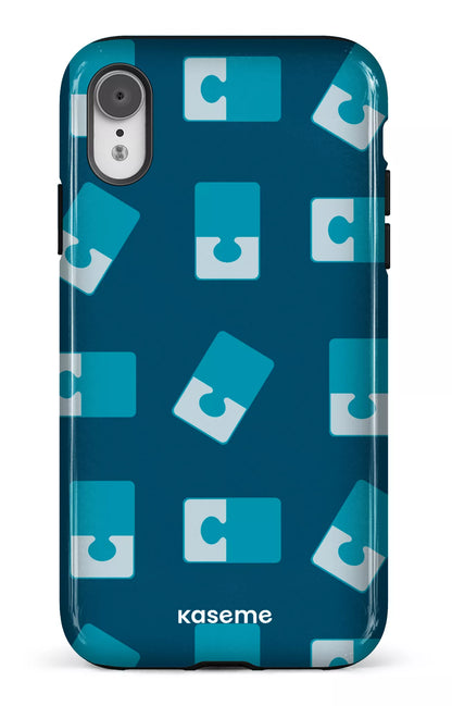 iPhone XR Tough Casse-tête Bleu -