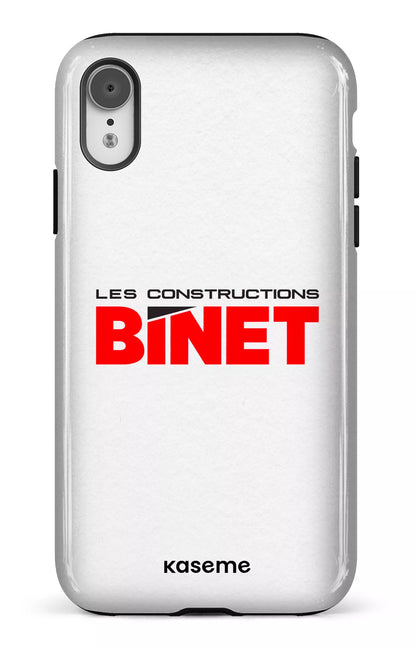 iPhone XR Tough Constructions Binet Blanc -