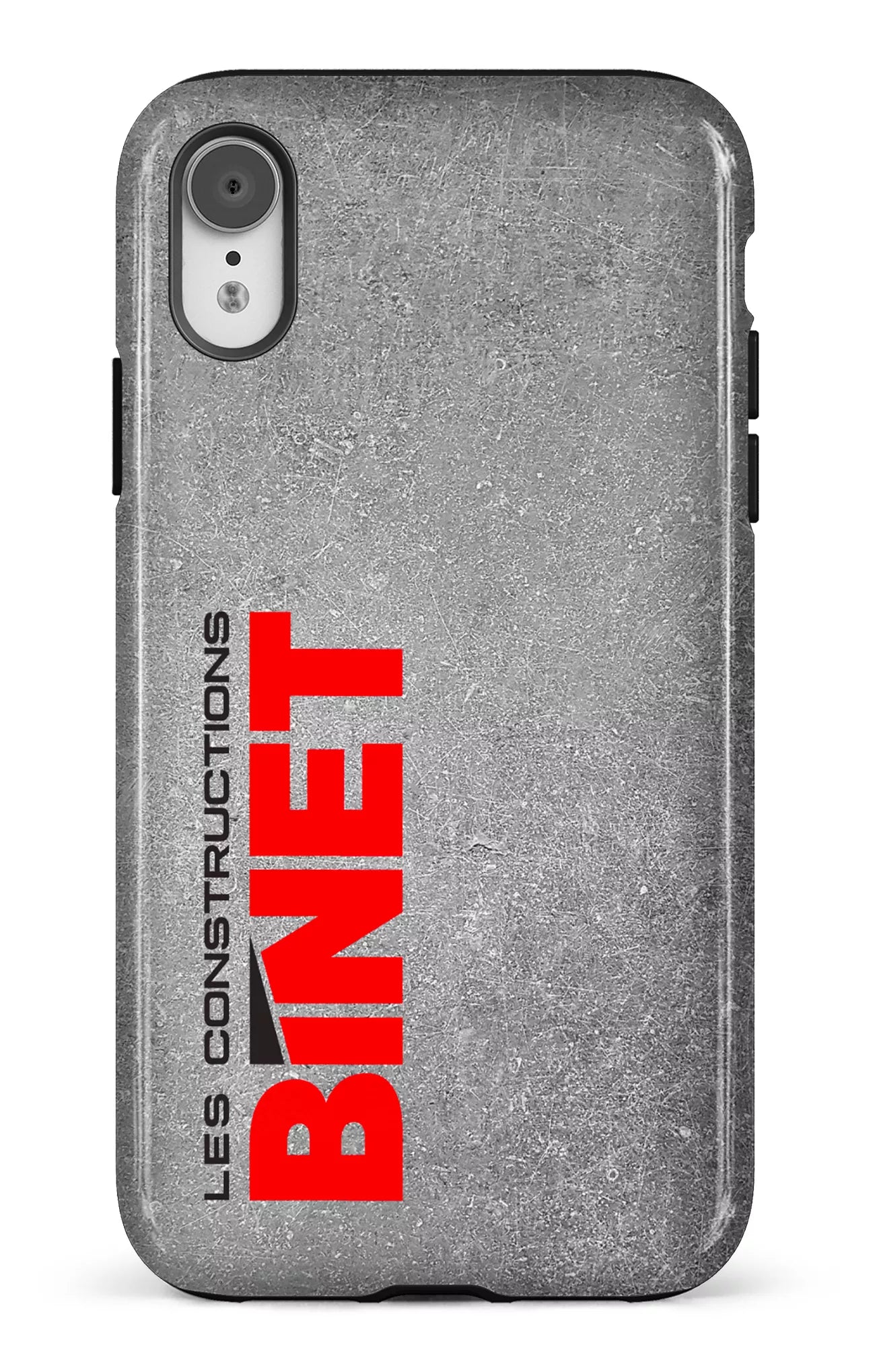 iPhone XR Tough Constructions Binet Gris -