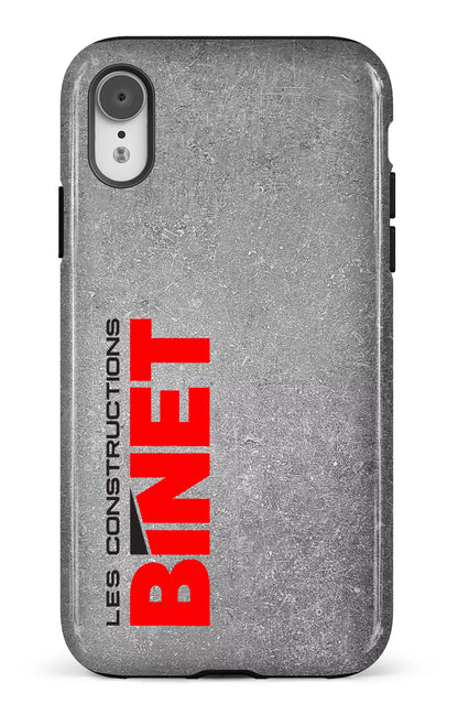iPhone XR Tough Constructions Binet Gris -
