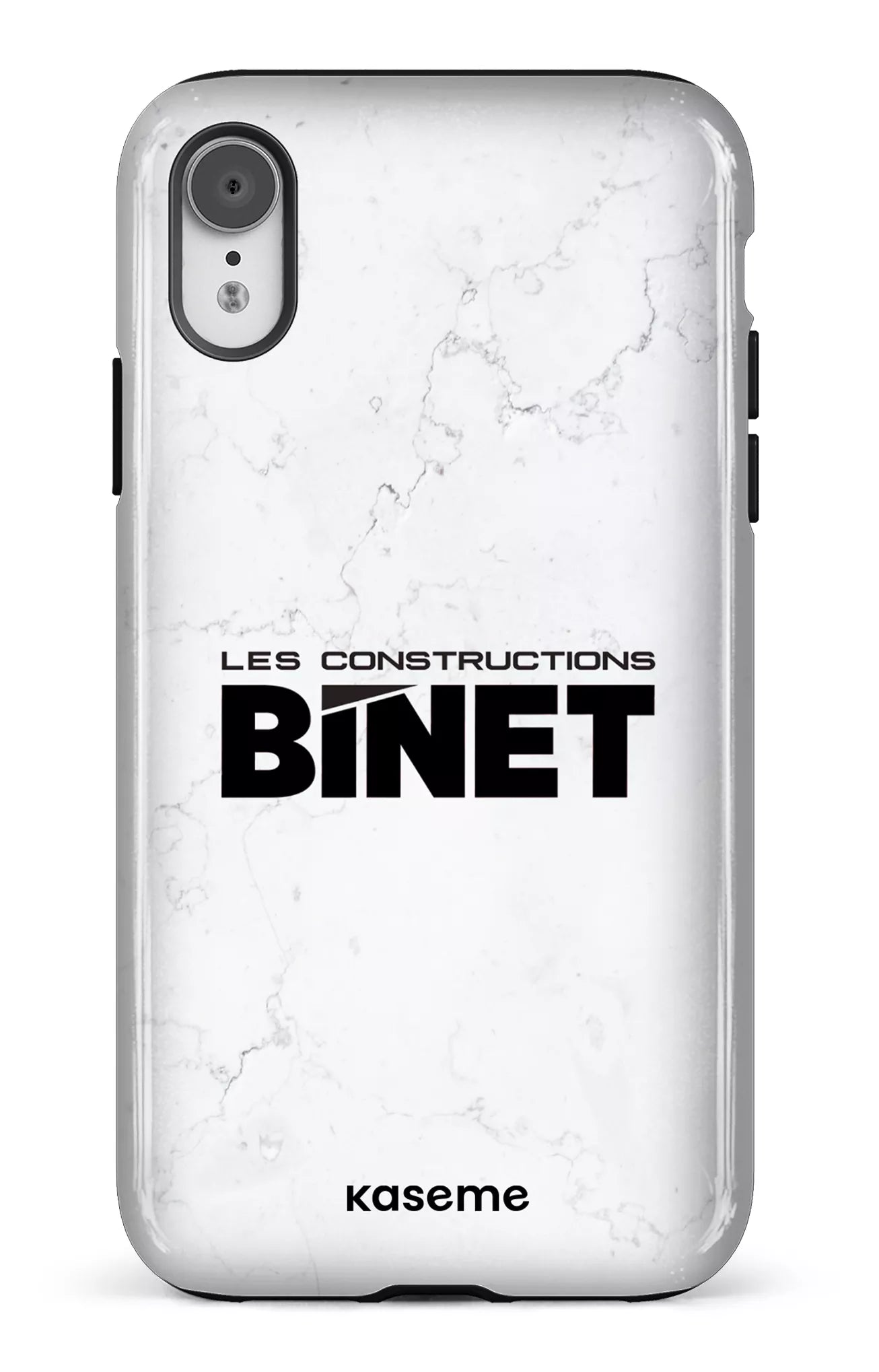 iPhone XR Tough Constructions Binet Marbre -