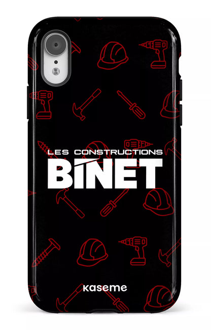 iPhone XR Tough Constructions Binet Noir -
