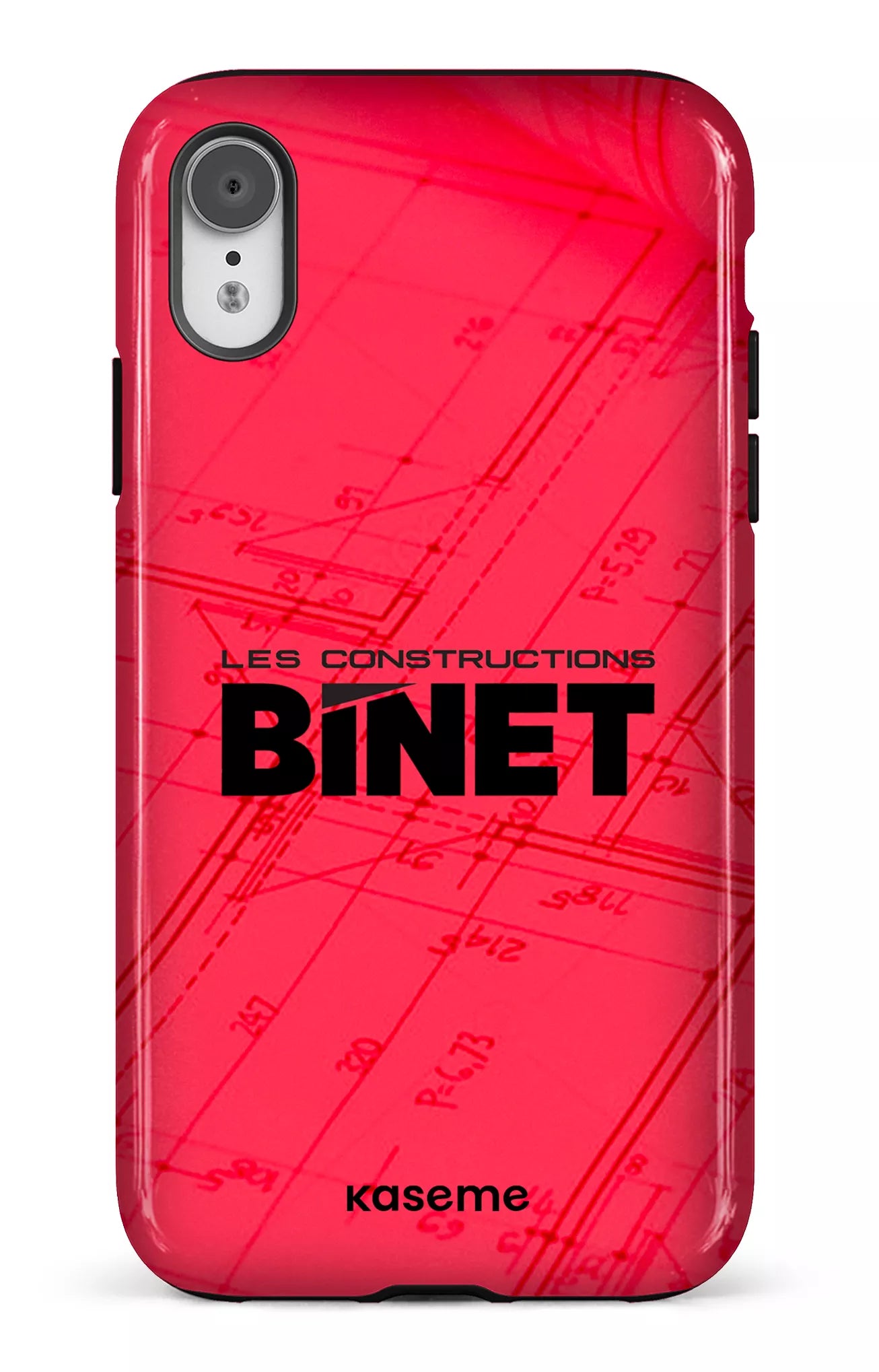 iPhone XR Tough Constructions Binet Rouge -