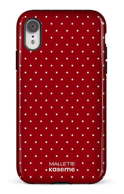 iPhone XR Tough Ditsy Rouge x Mallette -