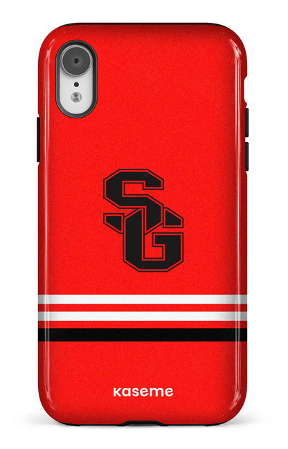 iPhone XR Tough Dragons PSG Rouge -