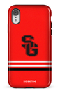 iPhone XR Tough Dragons PSG Rouge -