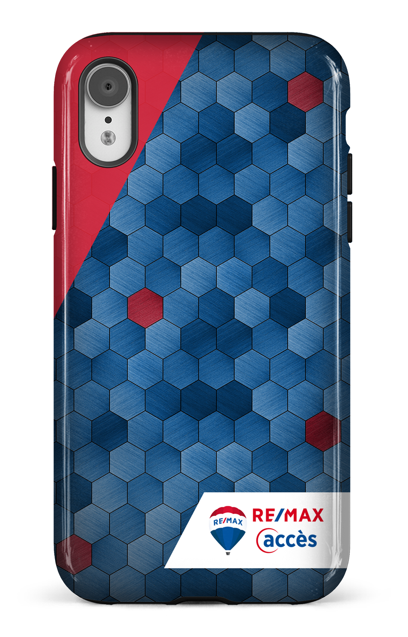 iPhone XR Tough Exagones texturés -
