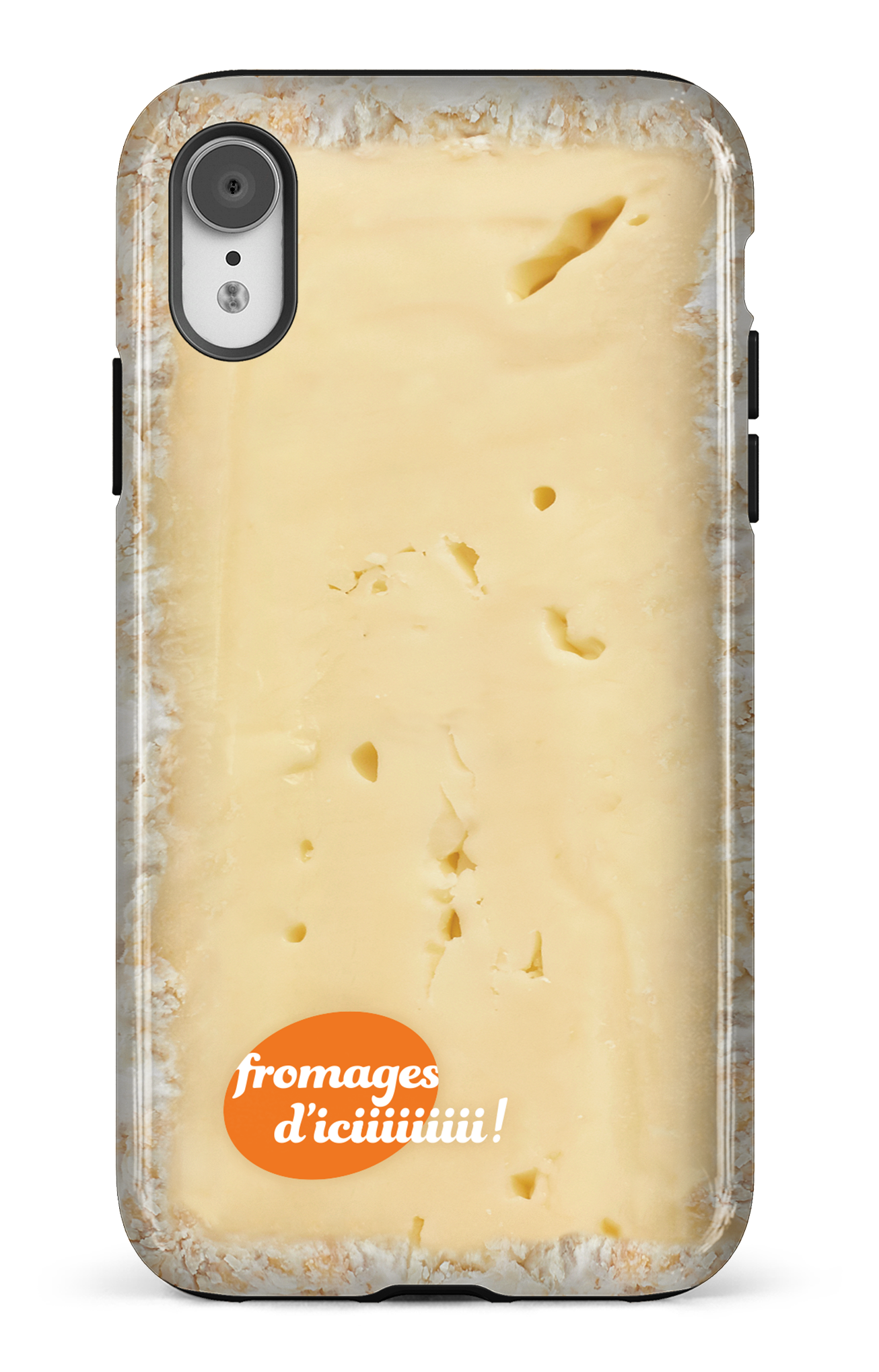 iPhone XR Tough Fromage Brie Logo -