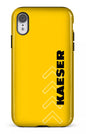 iPhone XR Tough Kaeser Flèches Jaune -