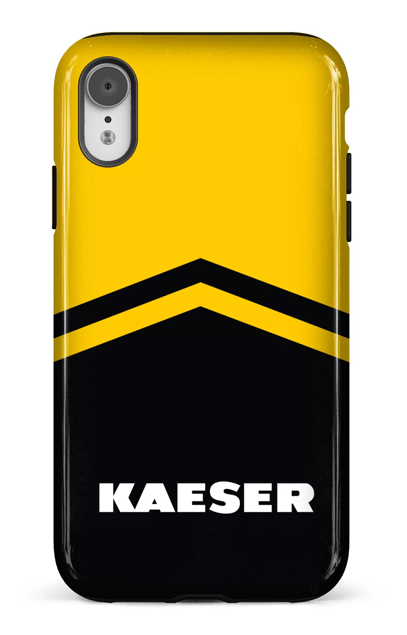 iPhone XR Tough Kaeser Noir et Jaune -
