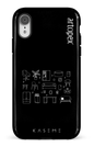 iPhone XR Tough L'essentiel noir par Artopex -