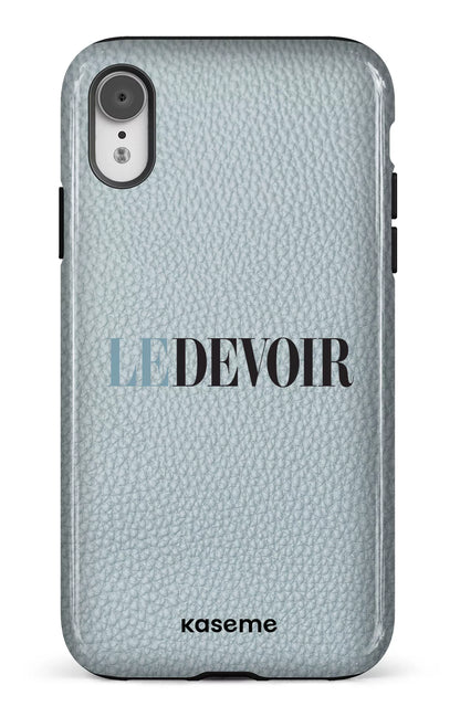 iPhone XR Tough Le Devoir Gris -