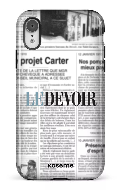 iPhone XR Tough Le Devoir Journal -