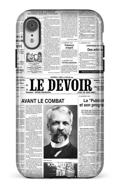 iPhone XR Tough Le Devoir — Premier édito -