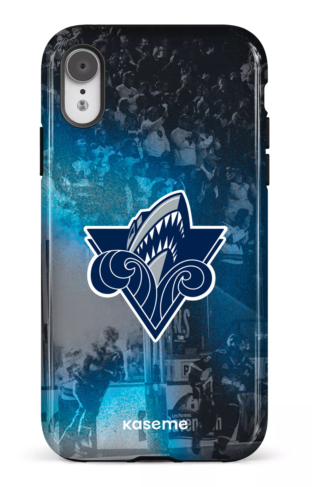 iPhone XR Tough Océanic Logo & Foule -