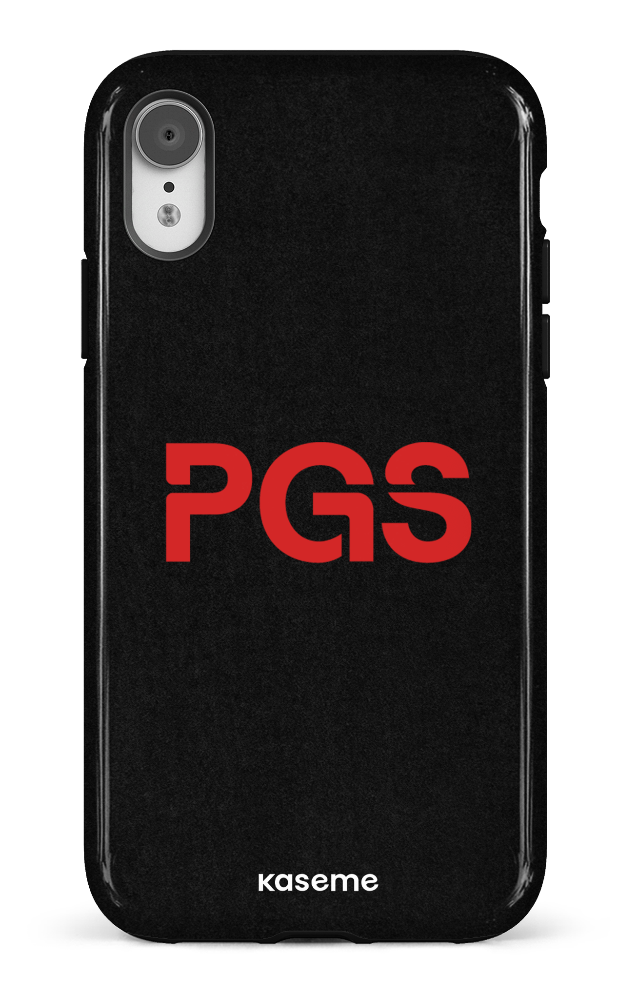 iPhone XR Tough PGS Noir&Rouge -