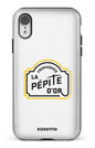 iPhone XR Tough Pépite Blanc -
