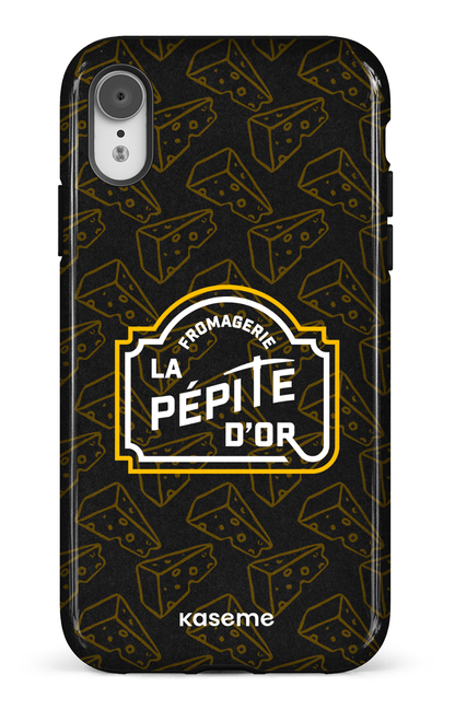 iPhone XR Tough Pépite x Fromages Noir -