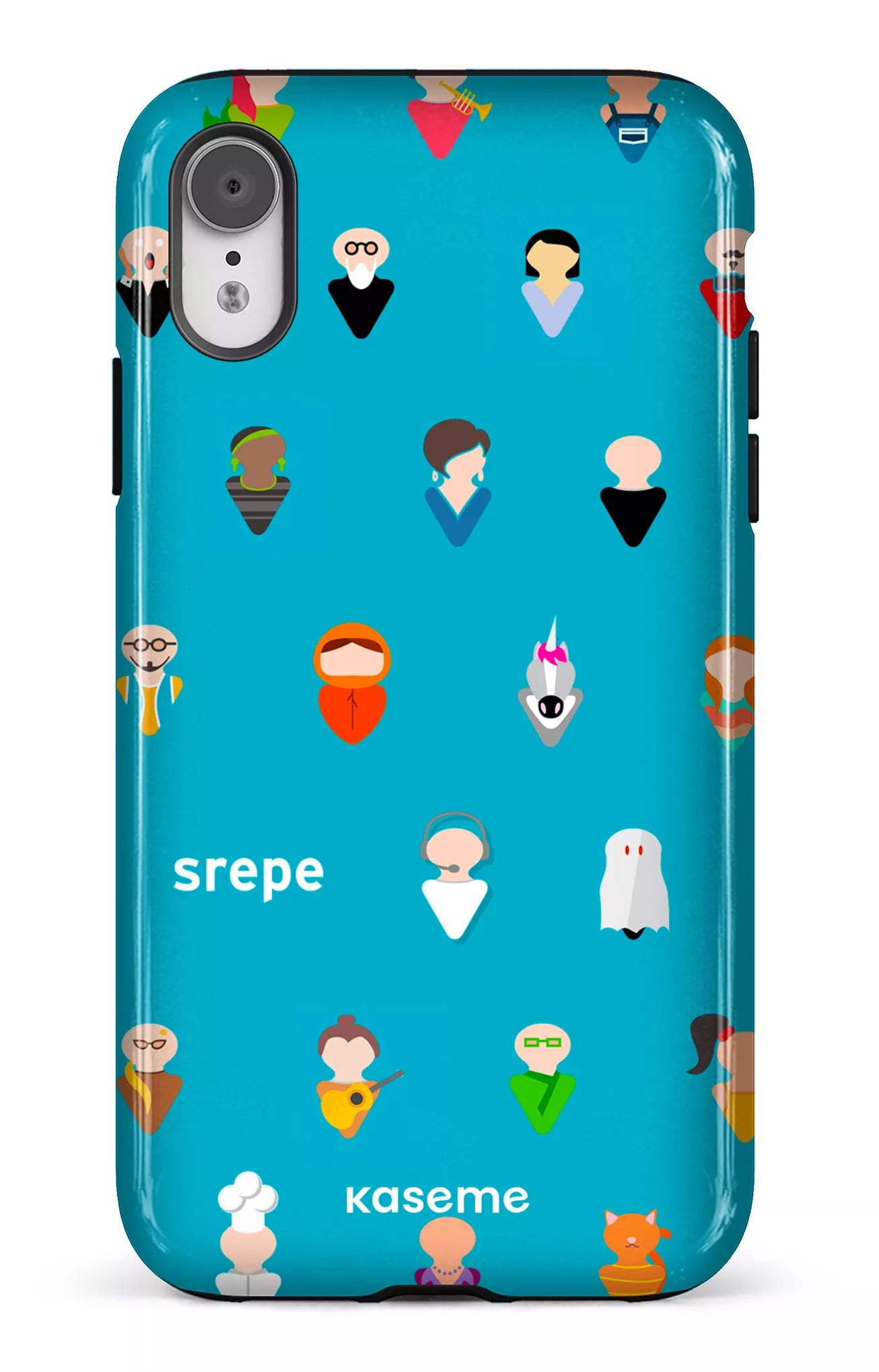 iPhone XR Tough Personnages Turquoise -