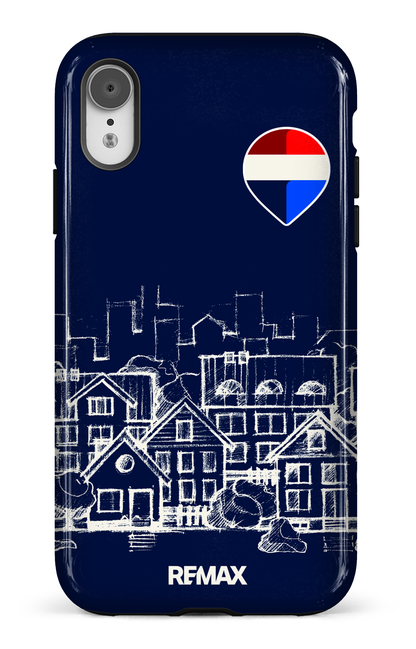 iPhone XR Tough Remax Sketch Bleu -