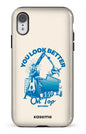 iPhone XR Tough Rotobec Beige -
