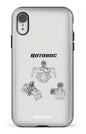 iPhone XR Tough Rotobec Gris -