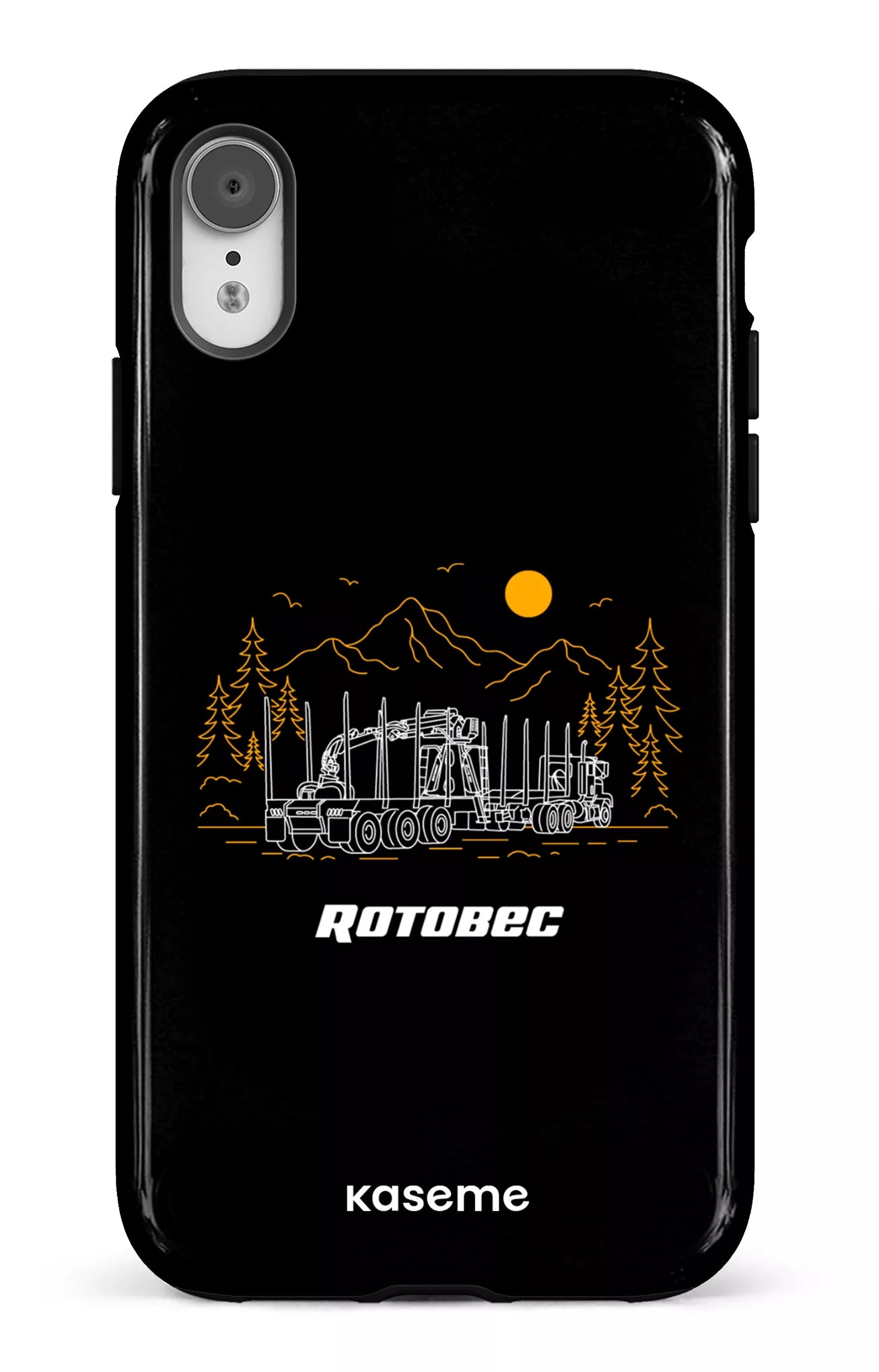 iPhone XR Tough Rotobec Noir -