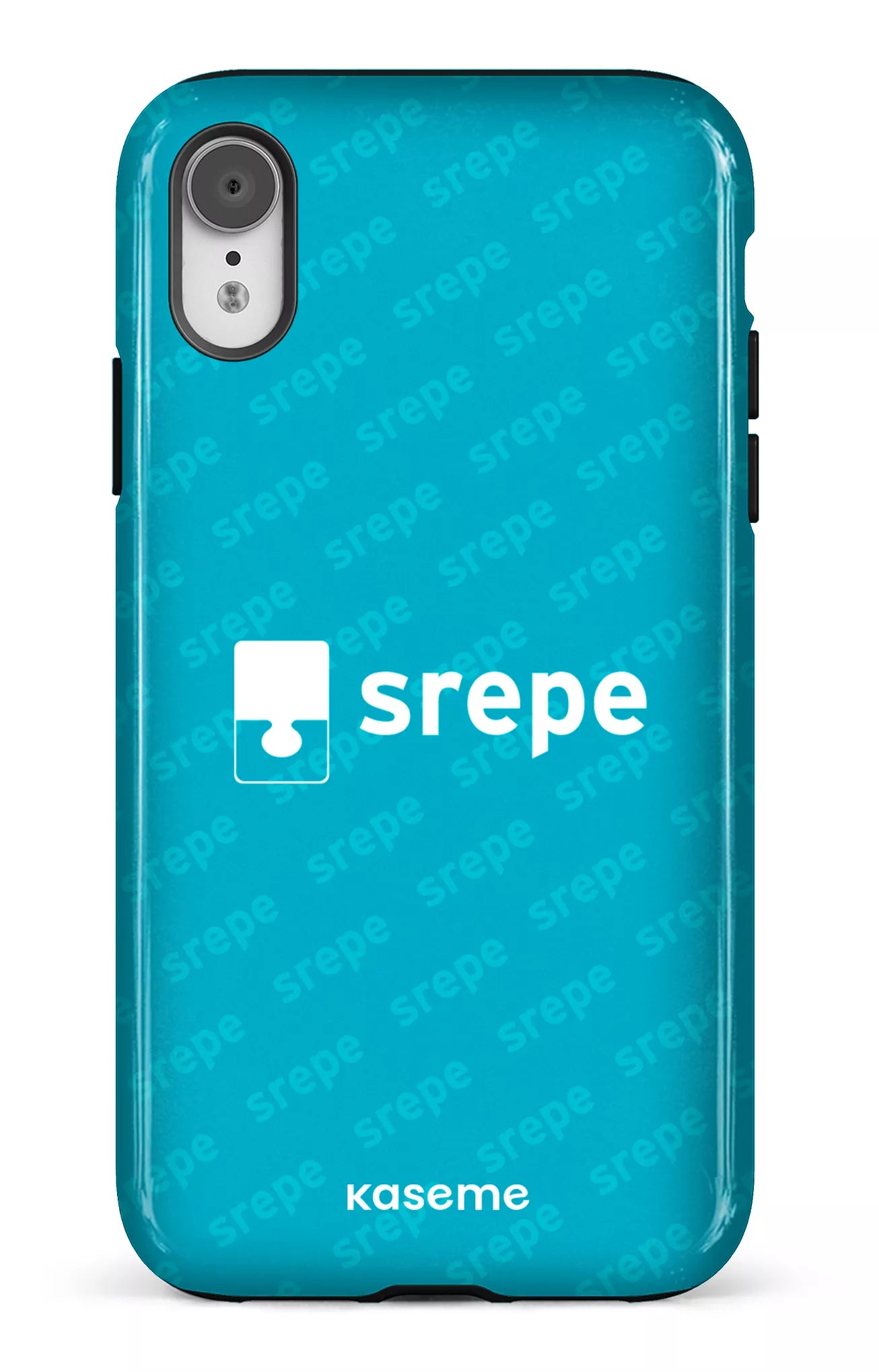 iPhone XR Tough SREPE Pattern Turquoise -