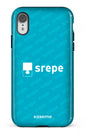 iPhone XR Tough SREPE Pattern Turquoise -