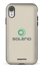 iPhone XR Tough Soleno Beige -