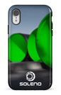 iPhone XR Tough Soleno gros tuyaux vert -