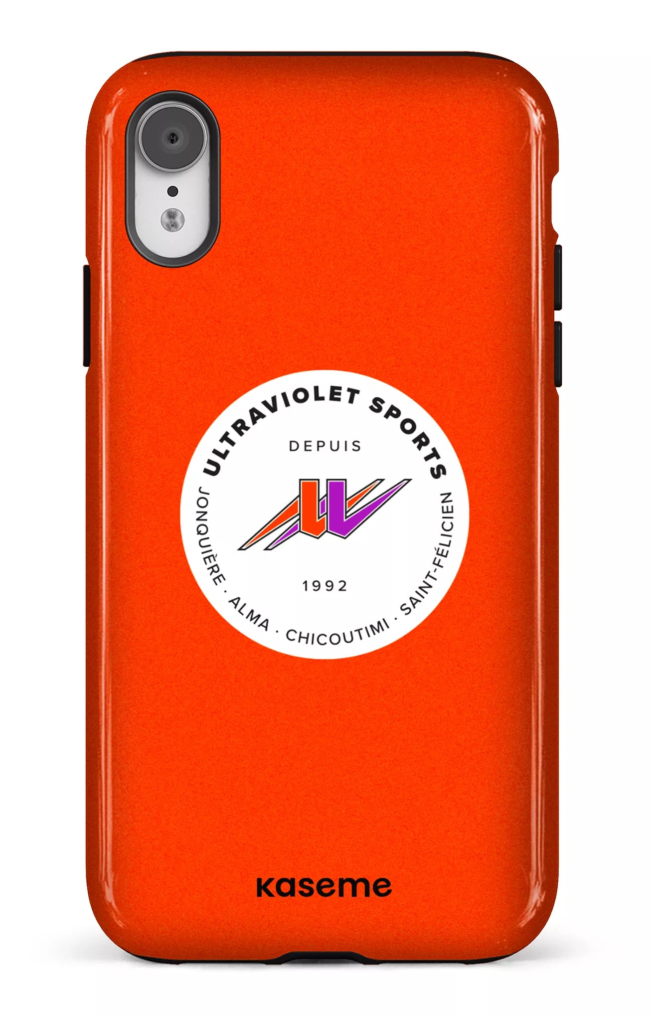 iPhone XR Tough UltraViolet - Orange -