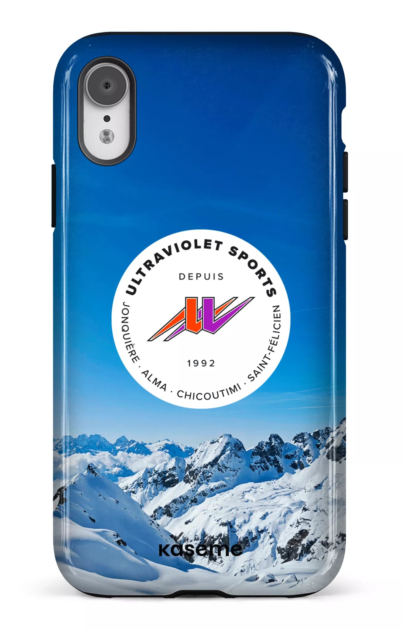 iPhone XR Tough UltraViolet Montagnes -