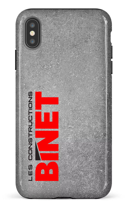 iPhone XS Max tough Constructions Binet Gris -