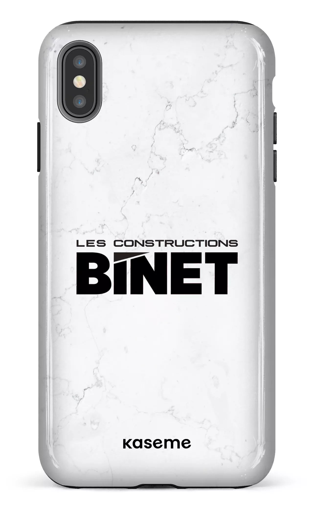 iPhone XS Max tough Constructions Binet Marbre -