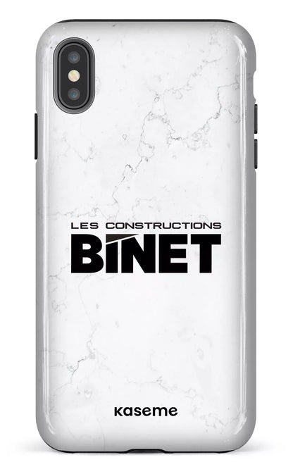 iPhone XS Max tough Constructions Binet Marbre -