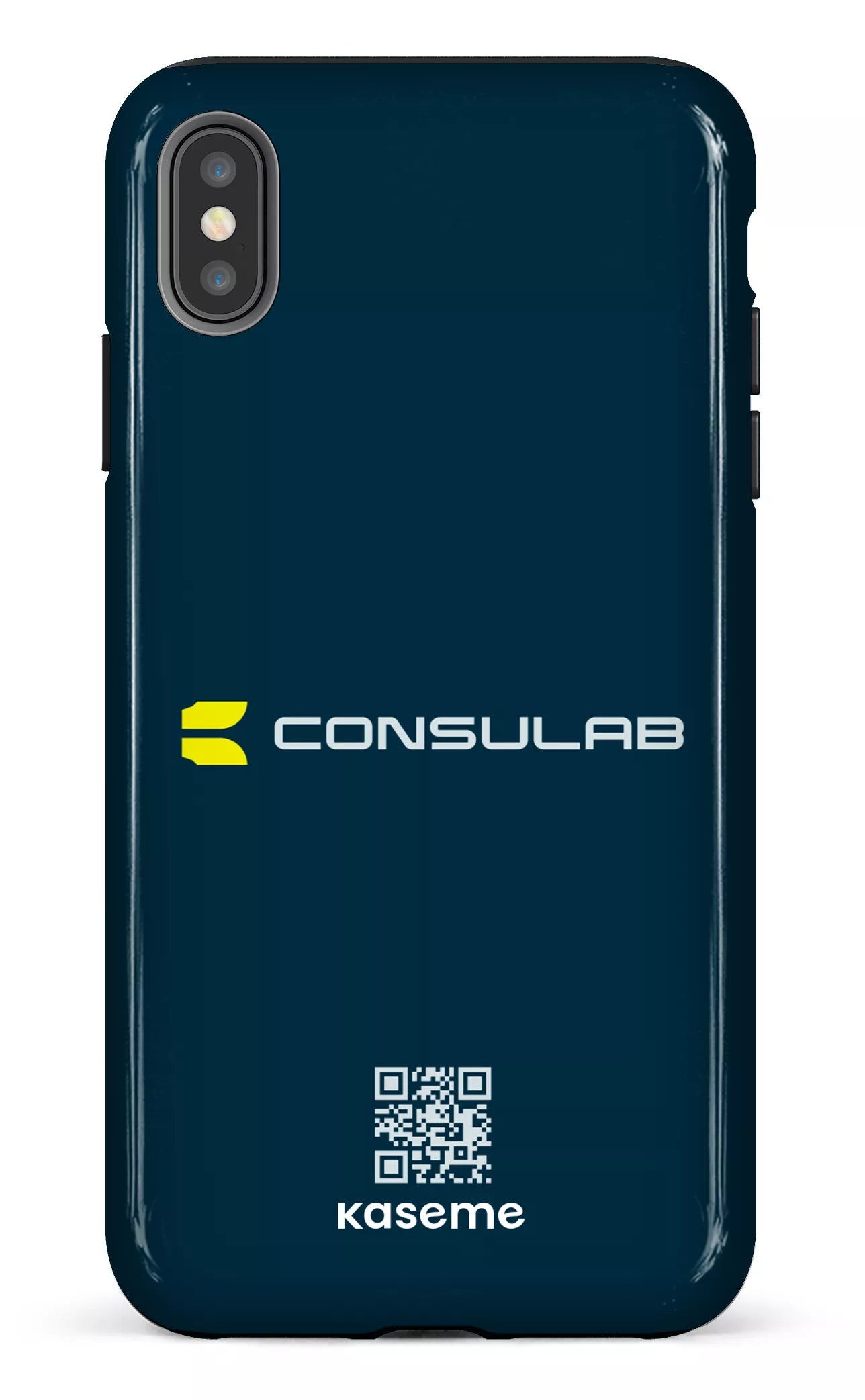 iPhone XS Max tough Consulab QR code -