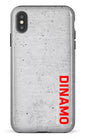 iPhone XS Max tough Dinamo Gris x Logo Rouge -