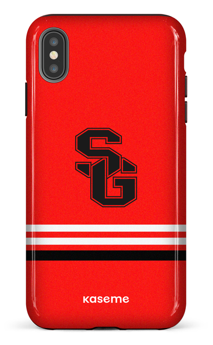 iPhone XS Max tough Dragons PSG Rouge -