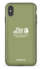 iPhone XS Max tough Flordeco logo Sauge -