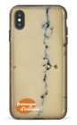 iPhone XS Max tough Fromage Cendré Logo -