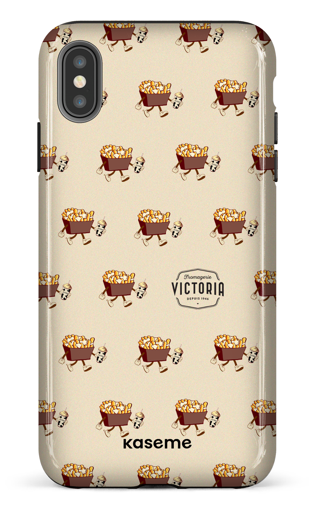 iPhone XS Max tough Fromagerie Victoria Poutines -