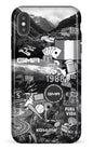 iPhone XS Max tough GMR Collage Noir et Blanc -