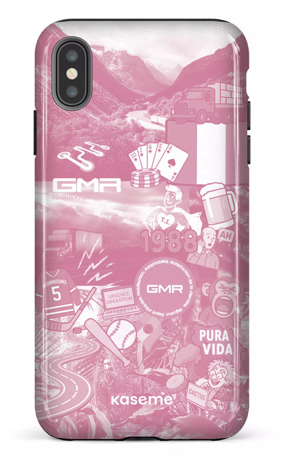 iPhone XS Max tough GMR Collage Rose -