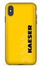 iPhone XS Max tough Kaeser Flèches Jaune -